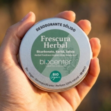 Desodorante Sólido Natural Frescura Herbal Biocenter 50 ml – BIO y Vegano – Perfume 100% natural