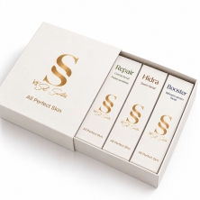 Pack facial All Perfect Skin by Sol Santos con tres tratamientos Repair, Hidra y Booster en estuche premium de regalo
