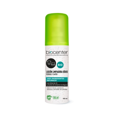 BIOCENTER Limpiador de Oídos para Perros y Gatos - Natural, ecológico, Vegano