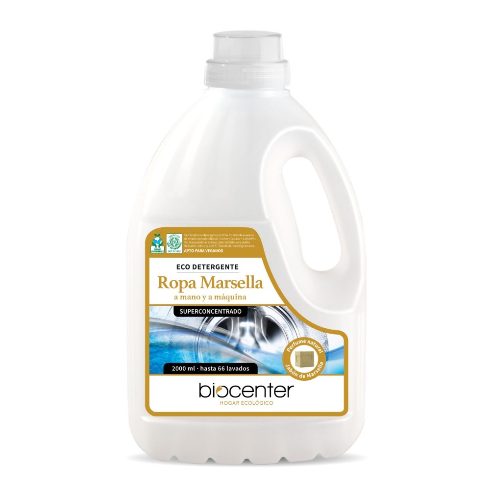 Detergente ecológico lavadora - Marsella - Biocenter envase ml
